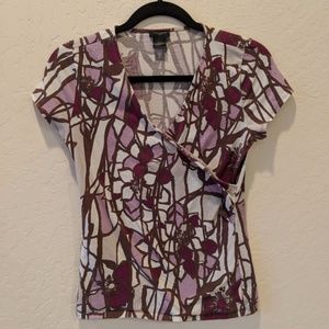 Ann Taylor Tops - Low Cut Short Sleeve Short Ann Taylor Tops - Low Cut Short Sleeve Short